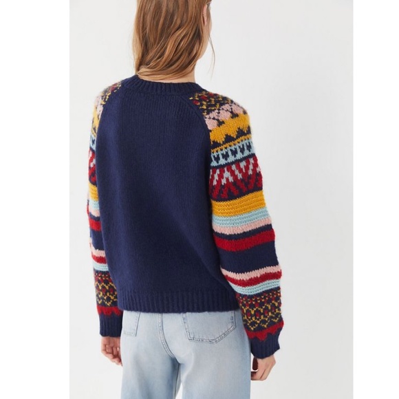 Urban Outfitters Colorful Striped Fair Isle Sweater - Picture 11 of 15
